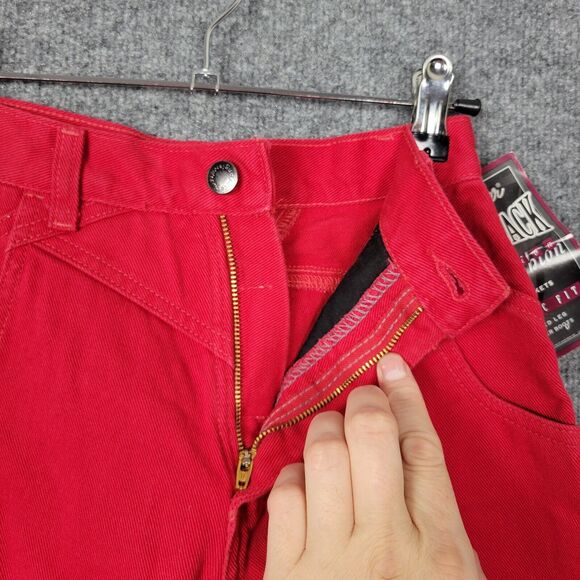 NWT WRANGLER WC132MR Red Bareback Classic Fit Tapered Leg Denim Jeans SIZE 0x36 - Picture 8 of 14